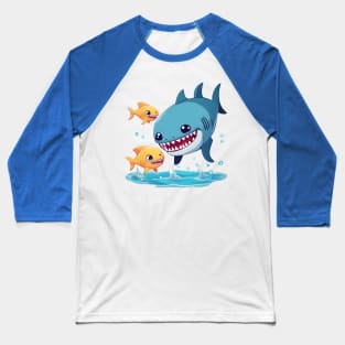 fishes with shark Baseball T-Shirt